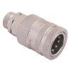 Szybkozłącze hydrauliczne gniazdo z eliminatorem ciśnienia M22x1.5 gwint zew. EURO PUSH-PULL (9100822G) (ISO 7241-A) Waryński (opakowanie 10szt)