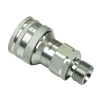 Szybkozłącze hydrauliczne gniazdo z eliminatorem ciśnienia M18x1.5 gwint zewnętrzny EURO (9100818G) (ISO 7241-A) War