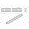 Sworzeń uniwersalny 2-otwory fi 12 25x166x210 TEGER-132770