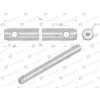Sworzeń uniwersalny 2-otwory fi 12 25X250X294 TEGER-132773