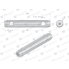 Sworzeń uniwersalny 2-otwory fi 12 22x96x140 TEGER-132782