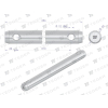 Sworzeń uniwersalny 2-otwory fi 12 25x210x254 TEGER-132785