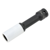 Nasadka udarowa, 1/2 ze stali CrMo 21mm długa 150mm z osłoną z tworzywa do felg aluminiowych