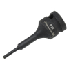 Nasadka udarowa 1/2", bit spline M4 ze stali CrMo, Waryński