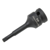 Nasadka udarowa 1/2", bit spline M6 ze stali CrMo, Waryński