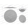 Talerz tarcza redlicy fi 320mm, mocowanie 3 / 82mm grubość 3mm, zastosowanie Amazone 962292, Waryński-132897