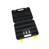 Zestaw bitów, 75mm torx hex spline ribe ze stali S2 pokrycie antykorozyjne z adapterami 75 el., Waryński