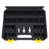 Zestaw bitów, 75mm torx hex spline ribe ze stali S2 pokrycie antykorozyjne z adapterami 75 el., Waryński-132986
