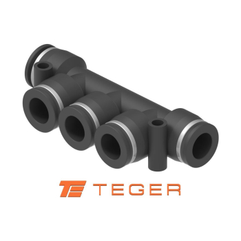 Rozdzielacz wtykowy tekalan wielosegmentowy 5x 6mm TEGER,