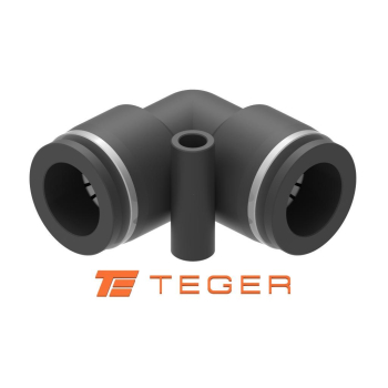 Kolanko wtykowe tekalan  16mm TEGER,