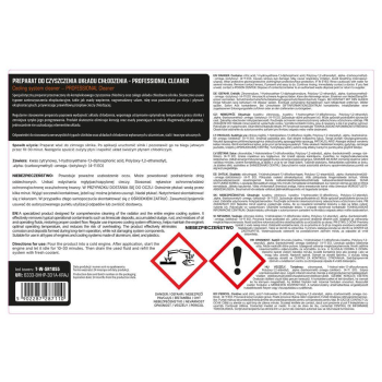 Preparat do czyszczenia układu chłodzenia - PROFESSIONAL Cleaner, 5l, Teger-132090