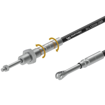 Linka z końcówką obrotową do sterowania rozdzielaczem na widełki L-1200mm Waryński