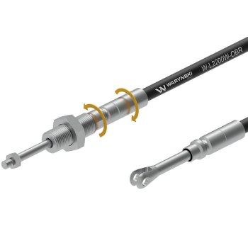 Linka z końcówką obrotową do sterowania rozdzielaczem na widełki L-2200mm Waryński