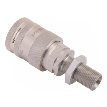 Szybkozłącze hydrauliczne gniazdo long z eliminatorem ciśnienia M18x1.5 gwint zew. EURO PUSH-PULL (9100818GL) (ISO 72