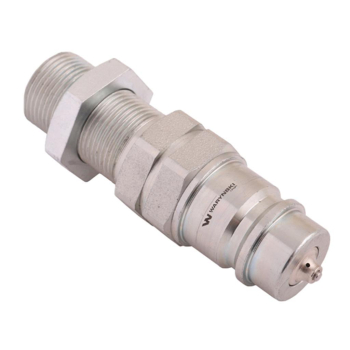 Szybkozłącze hydrauliczne wtyczka long z eliminatorem ciśnienia M22x1.5 gwint zew. EURO (9100822W) (ISO 7241-A) Waryński (opakowanie 10szt)