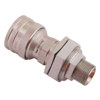 Szybkozłącze hydrauliczne gniazdo long z eliminatorem ciśnienia M22x1.5 gwint zewnętrzny EURO (504900) (9199822G/ST) (ISO 7241-A) Waryński (opakowanie