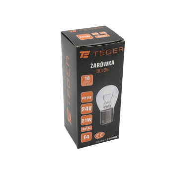 Żarówka 24V 21W BA15s TEGER,-132331