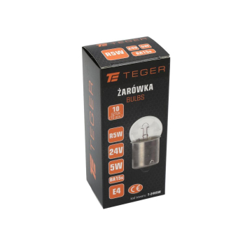 Żarówka 24V 5W BA15s TEGER,-132423