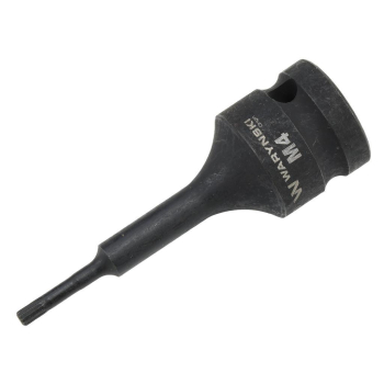 Nasadka udarowa 1/2", bit spline M4 ze stali CrMo, Waryński