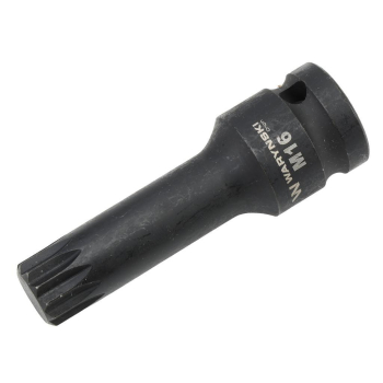 Nasadka udarowa 1/2", bit spline M16 ze stali CrMo, Waryński