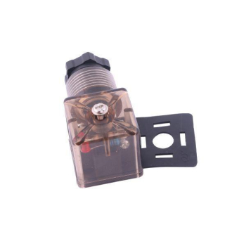 Wtyczka elektryczna W-WTYKVDC 12V 24V (SP666) do zasilania cewek elektromagnetycznych z diodą i uszczelką Waryński-13