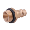 Szybkozłącze pneumatyczne P26 NW7.2 wtyczka 3/8"BSP gwint zewnętrzny POLMO