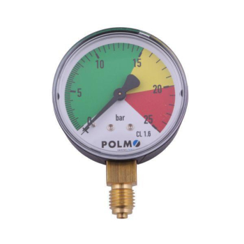 Manometr suchy M63 0-25 bar gwint M12x1.5 dolne przyłącze. Opryskiwacz POLMO-14865