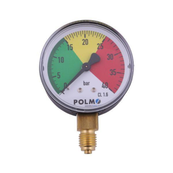 Manometr suchy M63 0-40 bar gwint M12x1.5 dolne przyłącze. Opryskiwacz POLMO-14867