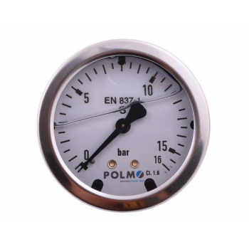 Manometr glicerynowy M63 0-16 bar tylne przyłącze G1/4
