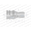 Szybkozłącze hydrauliczne skręcane wtyczka G1/4"BSP gwint wewnętrzny 350bar Waryński
