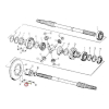Śruba mechanizmu różnicowego pasowana kl. 8.8 C-330-1545