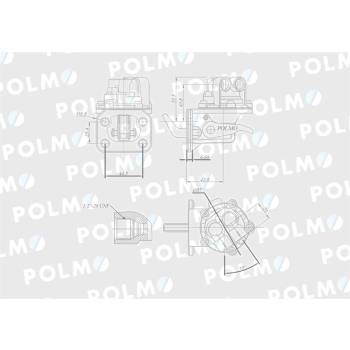 Pompa zasilająca 2641724 MF3 POLMO-16277