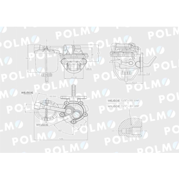 Pompa zasilająca 4222094M91 4222094R91 POLMO-16375