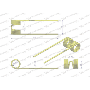 Palec podbieracza zastosowanie John Deere E41833 Waryński-16463