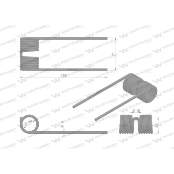 Palec podbieracza zastosowanie John Deere E79475 Waryński-16466