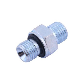 Złącze hydrauliczne proste BB  M16x1.5  x 3/8" BSP z uszczelnieniem XGE10LR-3/8"ED  Waryński