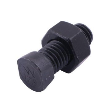 Śruba kpl. płużna oval z dwóch stron ścięta M12x50 mm kl.12.9 zastosowanie Kverneland Waryński M12X50OV2KV