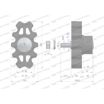 Wstrząsacz kpl. Sfero polskie łożyska  Anna Waryński-17159