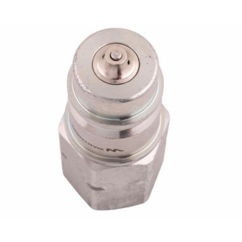 Szybkozłącze hydrauliczne wtyczka z eliminatorem ciśnienia M22x1.5 gwint wew. EURO (ISO 7241-A) Waryński-18158