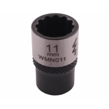Nasadka dwunastokątna 1/4". 11 mm. CrV50BV30. DIN 3124. Waryński