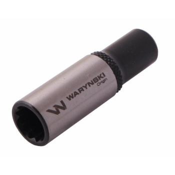Nasadka dwunastokątna 1/4". 10 mm. długa. CrV50BV30. DIN 3124. Waryński