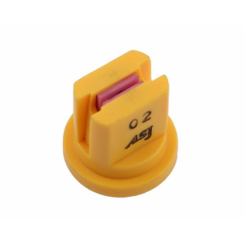 Rozpylacz płaskostrumieniowy antyznoszeniowy wkładka ceramiczna żółty Dysza LDC ASJ