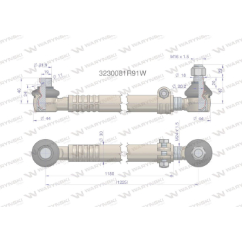 Drążek kierowniczy kompletny 3230081R91 WARYŃSKI-20675