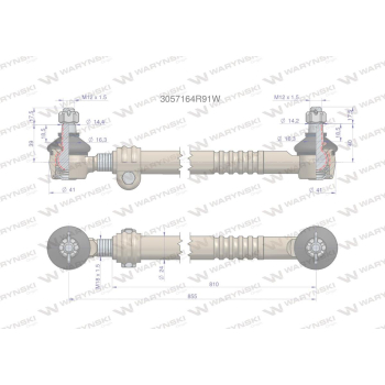 Drążek kierowniczy 3057164R91 WARYŃSKI-20777