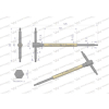 Klucz T ze spinnerem HEX 2.5 mm Waryński-20988