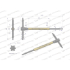 Klucz T ze spinnerem TORX T10 Waryński-21009