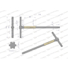 Klucz T ze spinnerem TORX T60 Waryński-21021