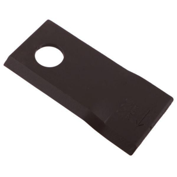 Nóż. nożyk kosiarka prawy 106x48x4mm otwór 19 zastosowanie 153967103 SIP WARYŃSKI
