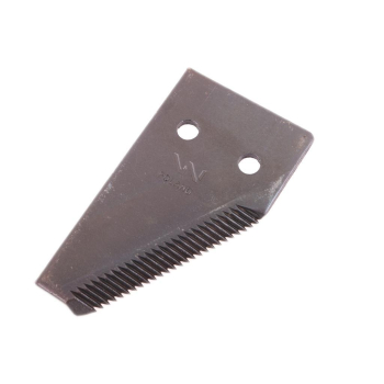 Nóż żniwny końcowy 84x45x3mm otwór 6.5 24 zęby zastosowanie 6112041 Claas WARYŃSKI