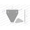 Nóż żniwny 80x76x2mm otwór 5.5 zastosowanie C15 WARYŃSKI-21454